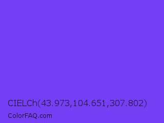 CIELCh 43.973,104.651,307.802 Color Image