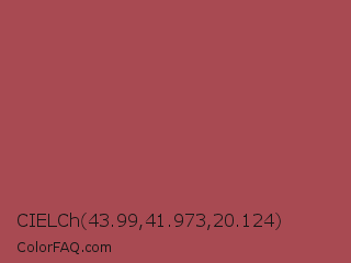 CIELCh 43.99,41.973,20.124 Color Image
