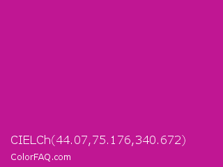 CIELCh 44.07,75.176,340.672 Color Image