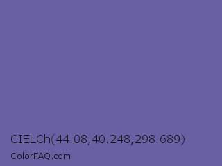 CIELCh 44.08,40.248,298.689 Color Image