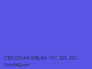 CIELCh 44.098,84.767,301.32 Color Image