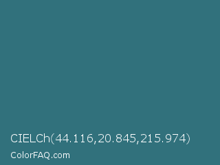 CIELCh 44.116,20.845,215.974 Color Image