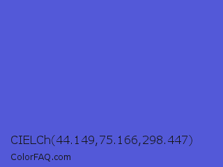 CIELCh 44.149,75.166,298.447 Color Image
