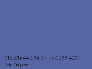 CIELCh 44.184,37.757,288.429 Color Image