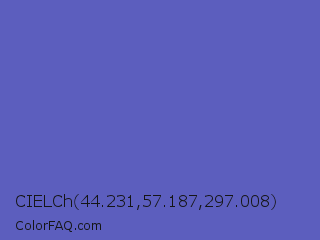 CIELCh 44.231,57.187,297.008 Color Image