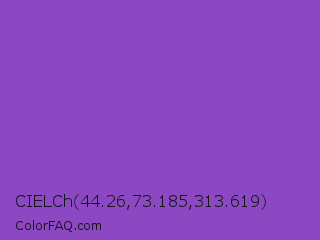 CIELCh 44.26,73.185,313.619 Color Image