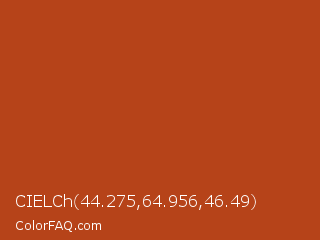 CIELCh 44.275,64.956,46.49 Color Image