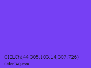 CIELCh 44.305,103.14,307.726 Color Image