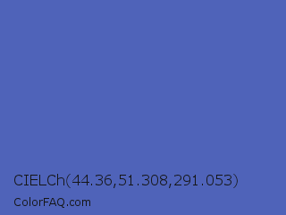 CIELCh 44.36,51.308,291.053 Color Image
