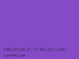 CIELCh 44.37,73.482,311.349 Color Image