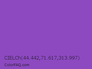 CIELCh 44.442,71.617,313.997 Color Image