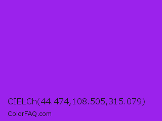 CIELCh 44.474,108.505,315.079 Color Image