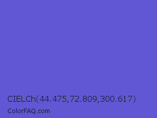 CIELCh 44.475,72.809,300.617 Color Image