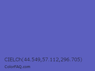 CIELCh 44.549,57.112,296.705 Color Image
