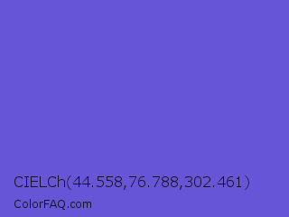 CIELCh 44.558,76.788,302.461 Color Image