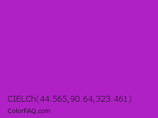 CIELCh 44.565,90.64,323.461 Color Image