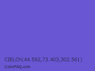 CIELCh 44.592,73.403,302.561 Color Image