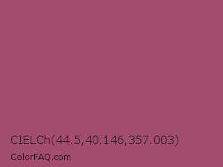 CIELCh 44.5,40.146,357.003 Color Image