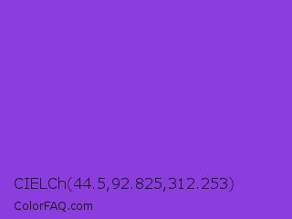 CIELCh 44.5,92.825,312.253 Color Image