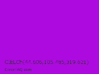CIELCh 44.606,105.485,319.621 Color Image