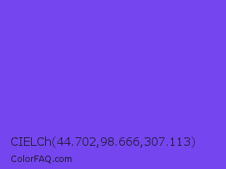 CIELCh 44.702,98.666,307.113 Color Image
