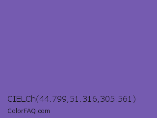 CIELCh 44.799,51.316,305.561 Color Image