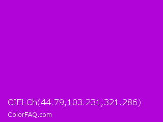 CIELCh 44.79,103.231,321.286 Color Image