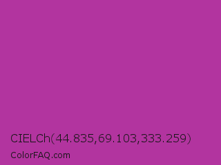 CIELCh 44.835,69.103,333.259 Color Image