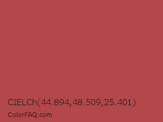 CIELCh 44.894,48.509,25.401 Color Image