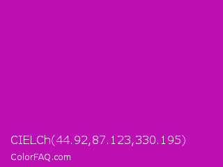 CIELCh 44.92,87.123,330.195 Color Image