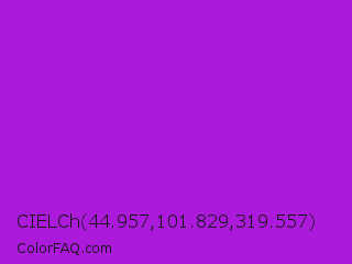 CIELCh 44.957,101.829,319.557 Color Image
