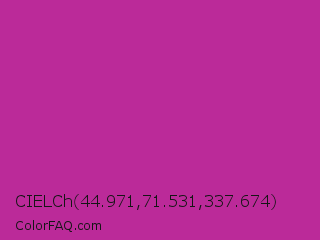 CIELCh 44.971,71.531,337.674 Color Image