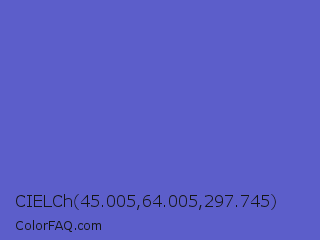 CIELCh 45.005,64.005,297.745 Color Image