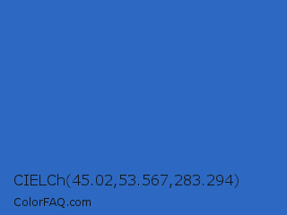 CIELCh 45.02,53.567,283.294 Color Image