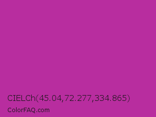 CIELCh 45.04,72.277,334.865 Color Image