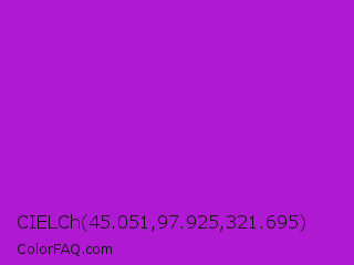 CIELCh 45.051,97.925,321.695 Color Image
