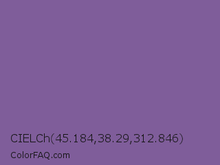 CIELCh 45.184,38.29,312.846 Color Image