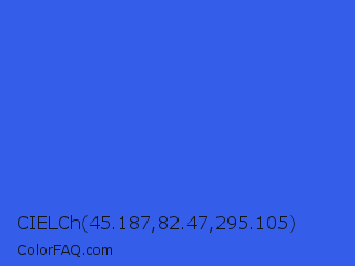 CIELCh 45.187,82.47,295.105 Color Image