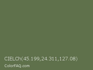 CIELCh 45.199,24.311,127.08 Color Image