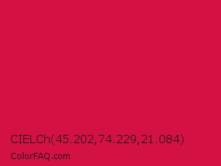 CIELCh 45.202,74.229,21.084 Color Image