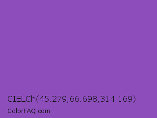 CIELCh 45.279,66.698,314.169 Color Image