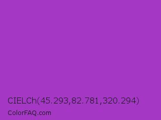 CIELCh 45.293,82.781,320.294 Color Image