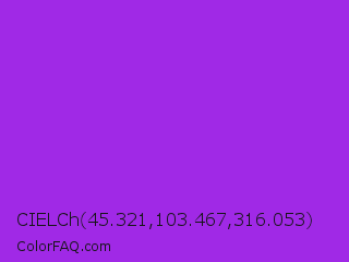 CIELCh 45.321,103.467,316.053 Color Image