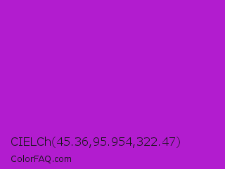 CIELCh 45.36,95.954,322.47 Color Image