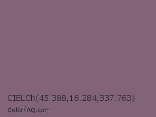 CIELCh 45.388,16.284,337.763 Color Image