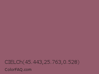 CIELCh 45.443,25.763,0.528 Color Image
