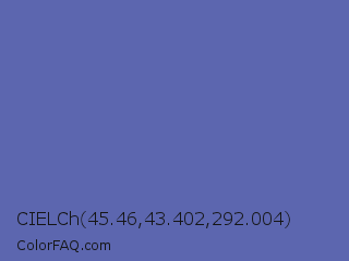CIELCh 45.46,43.402,292.004 Color Image