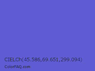 CIELCh 45.586,69.651,299.094 Color Image