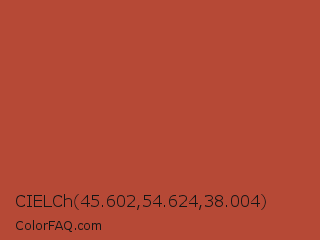 CIELCh 45.602,54.624,38.004 Color Image