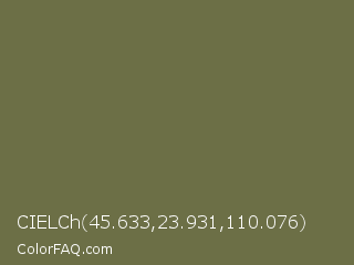 CIELCh 45.633,23.931,110.076 Color Image